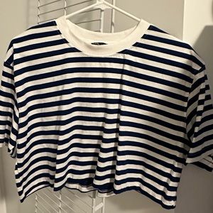 Zara cropped tee
